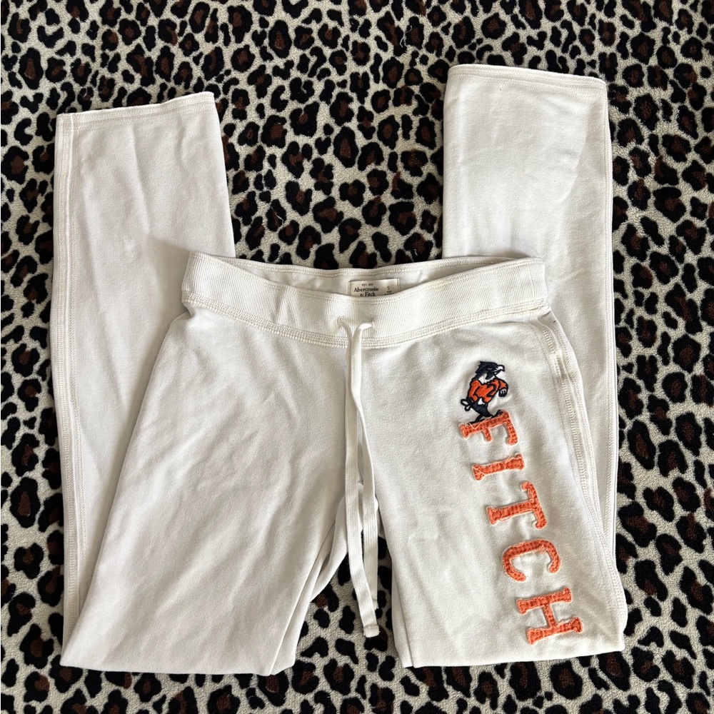Vintage Abercrombie & Fitch White Sweatpants